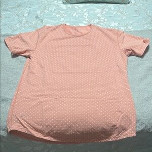 BYLT Basics Light Pink Polka Dot Tee